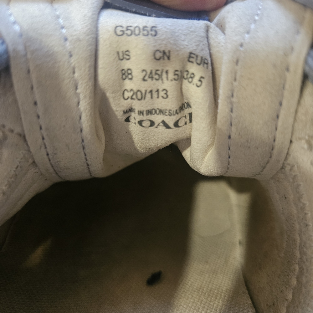 Coach Citysole Runner sneakers Color Bluebell Size 8 - Picture 7 of 7